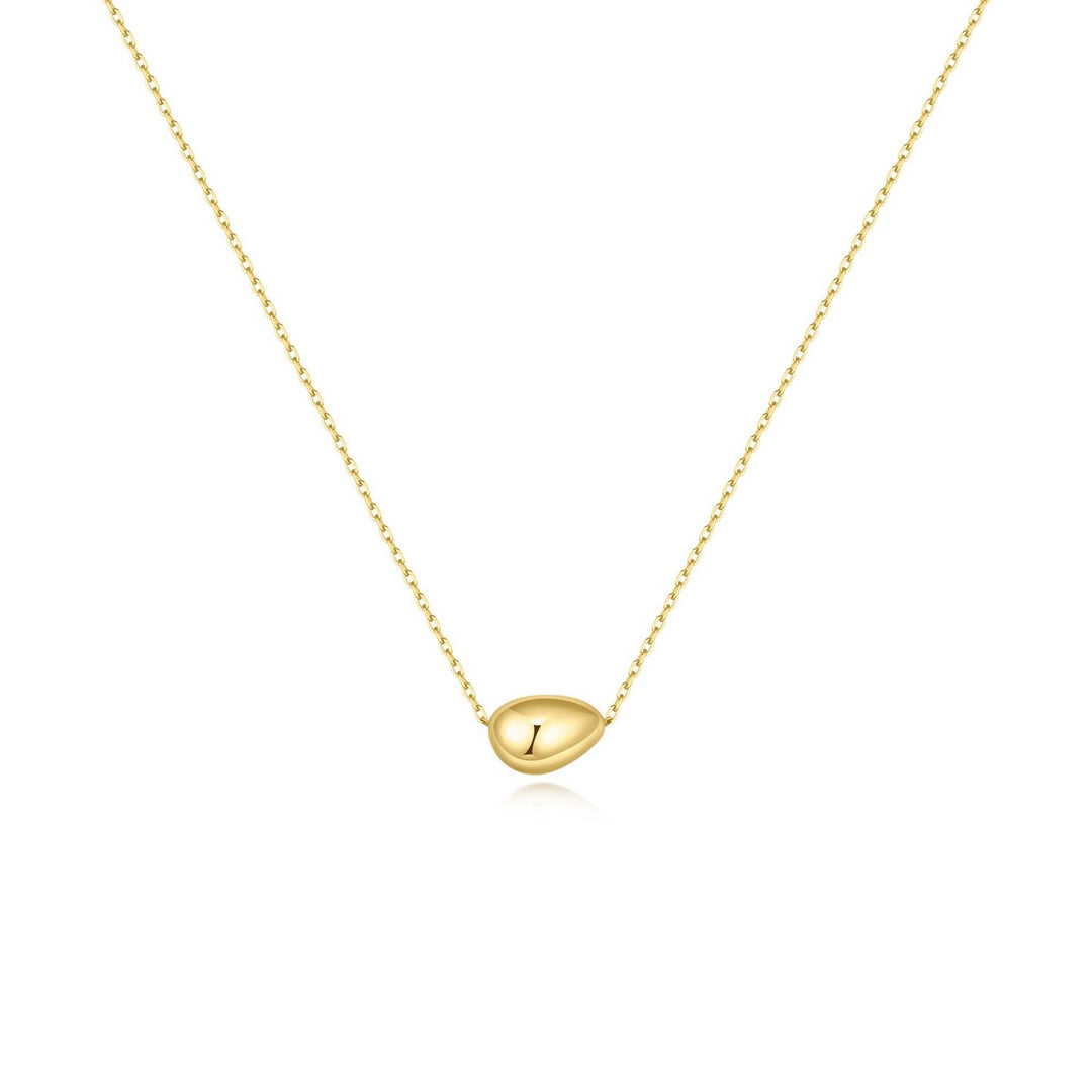 Ania Haie Wanderer Gold Organic Dome Pebble Necklace N076-01G