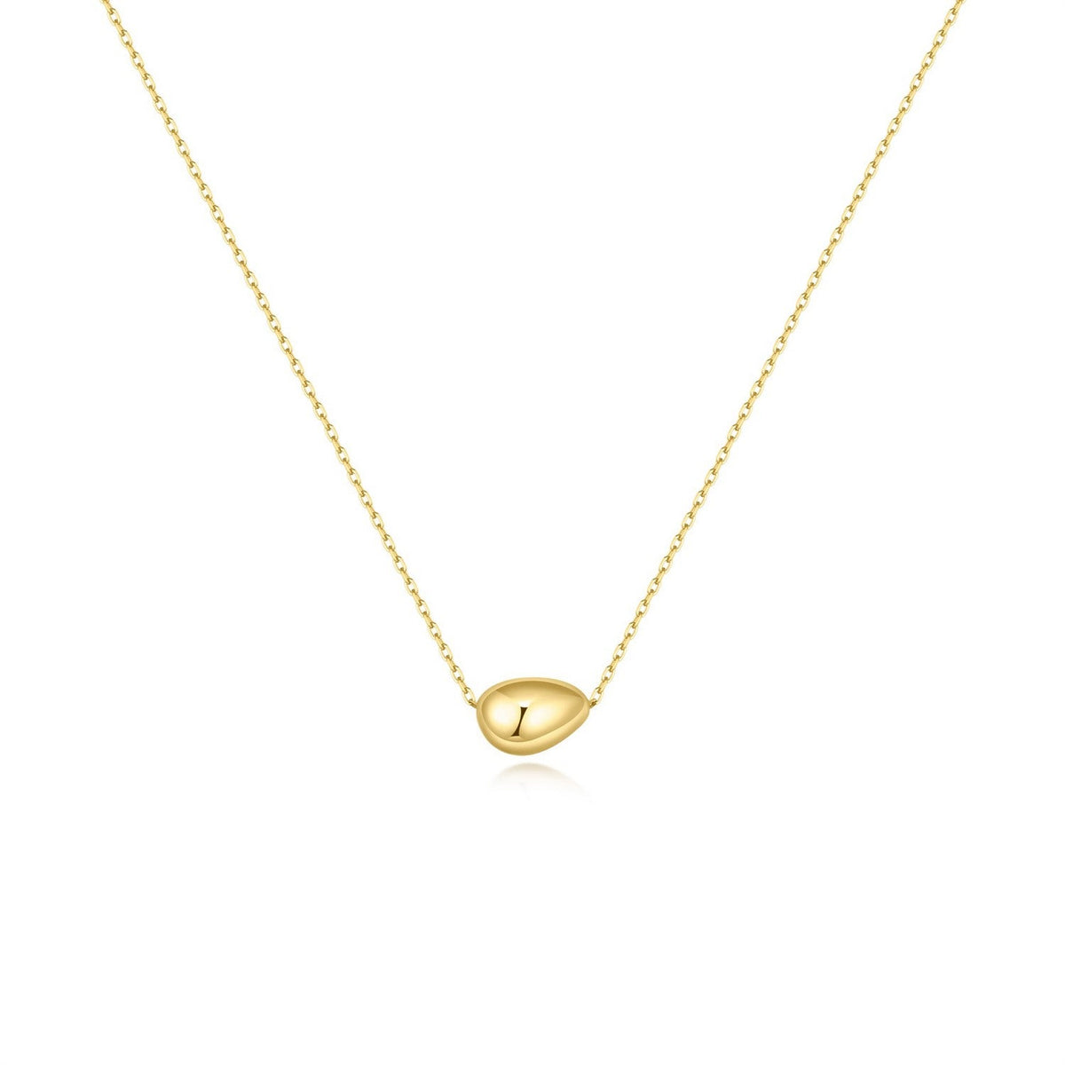Ania Haie Wanderer Gold Organic Dome Pebble Necklace N076-01G