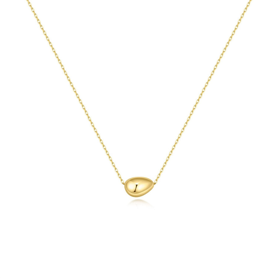 Ania Haie Wanderer Gold Organic Dome Pebble Necklace N076-01G