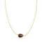 Ania Haie Wanderer Gold Bezel Tigers Eye Organic Dome Pebble Necklace N076-02G-TE