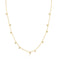 Ania Haie Wanderer Gold Bezel-Set Droplet Station Necklace N076-05G