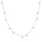 Ania Haie Wanderer Silver Bezel-Set Droplet Station Necklace N076-05H