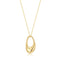 Ania Haie Wanderer Gold Hollow Organic Pebble Necklace N076-12G