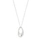 Ania Haie Wanderer Silver Hollow Organic Pebble Necklace N076-12H