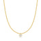 Ania Haie Wanderer Gold Bezel Organic Pebble Beaded Necklace N076-15G