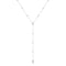 Ania Haie Wanderer Silver Round & Teardrop Bezel Station Y Necklace N076-17H