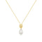 Ania Haie Swan Lake Gold Twist & Shell Pearl Necklace N077-03G