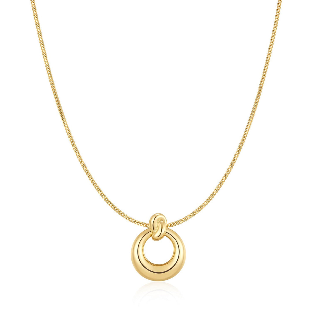 Ania Haie Swan Lake Gold Open Circle Necklace N077-04G