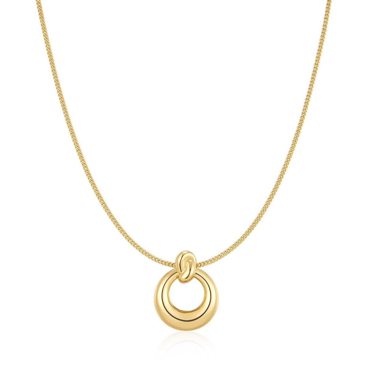 Ania Haie Swan Lake Gold Open Circle Necklace N077-04G