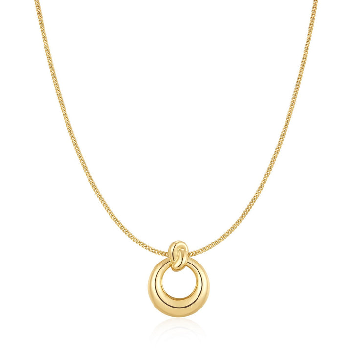 Ania Haie Swan Lake Gold Open Circle Necklace N077-04G