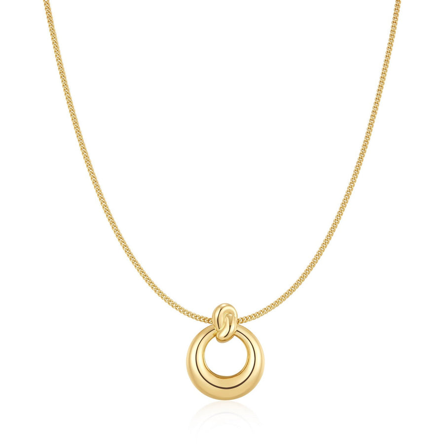 Ania Haie Swan Lake Gold Open Circle Necklace N077-04G