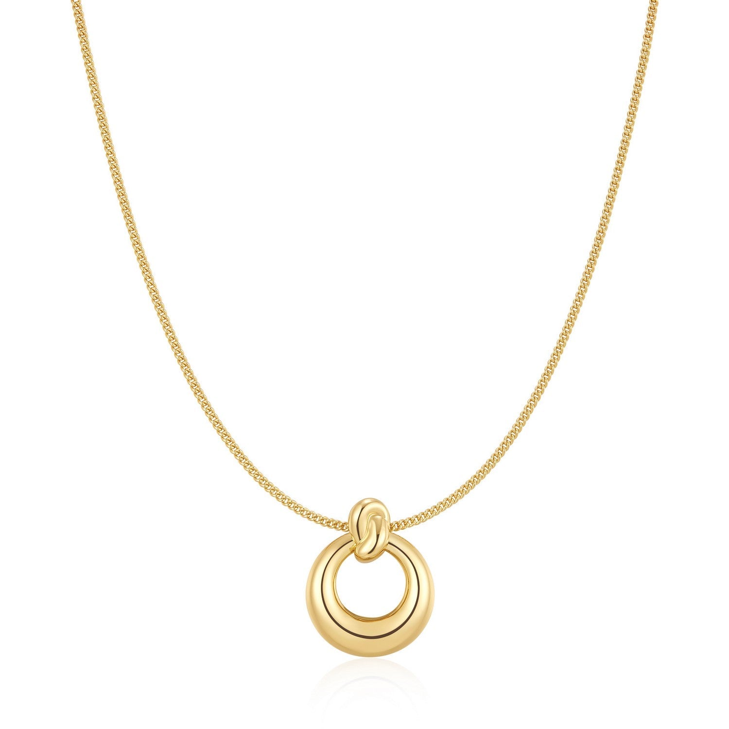Ania Haie Swan Lake Gold Open Circle Necklace N077-04G