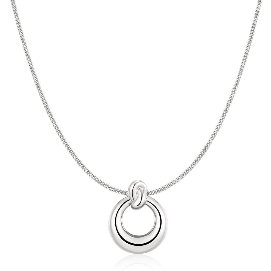 Ania Haie Swan Lake Silver Open Circle Necklace N077-04H