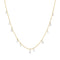 Ania Haie Fluid Light Gold Ethereal Teardrop Dangle Station Necklace N078-01G