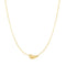 Ania Haie Fluid Light Gold Curved Teardrop Necklace N078-06G