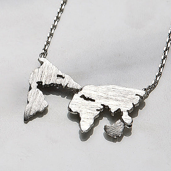 World map necklace-2