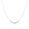 Ania Haie Fairy Dust Silver Graduated Pave Arc Necklace N079-02H