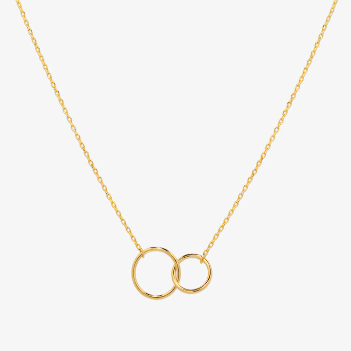 Double circles necklace-0