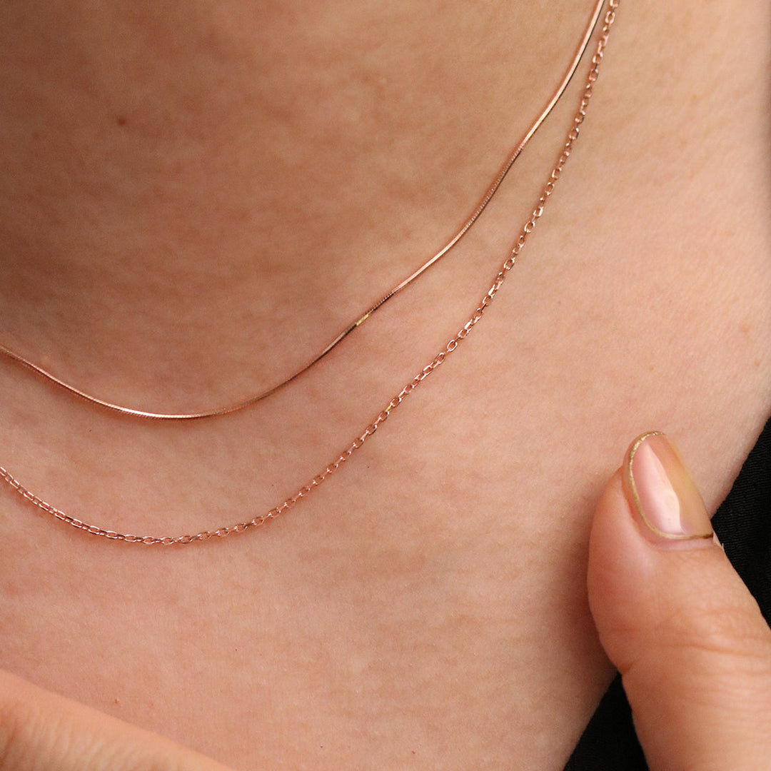 Double layered necklace-3