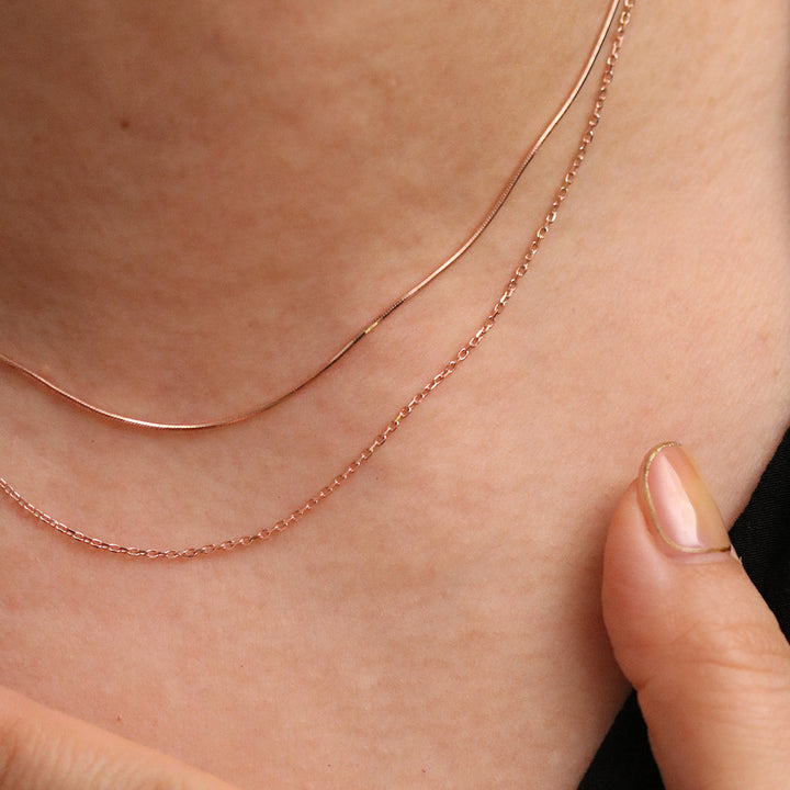 Double layered necklace-3