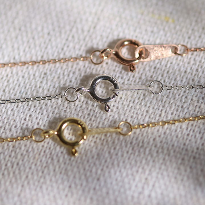 Circle cubic pendant necklace-4
