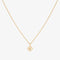 Clover cubic pendant necklace-0