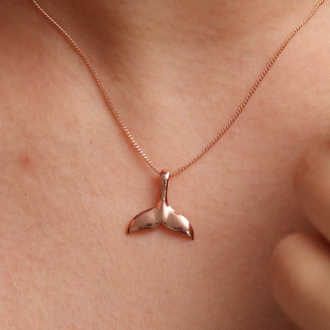 Dolphin tail necklace-3