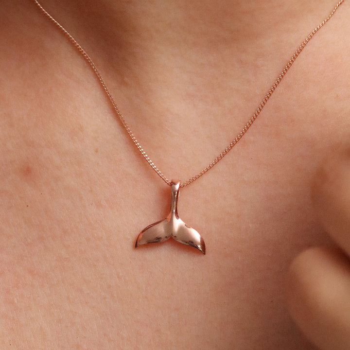 Dolphin tail necklace-3
