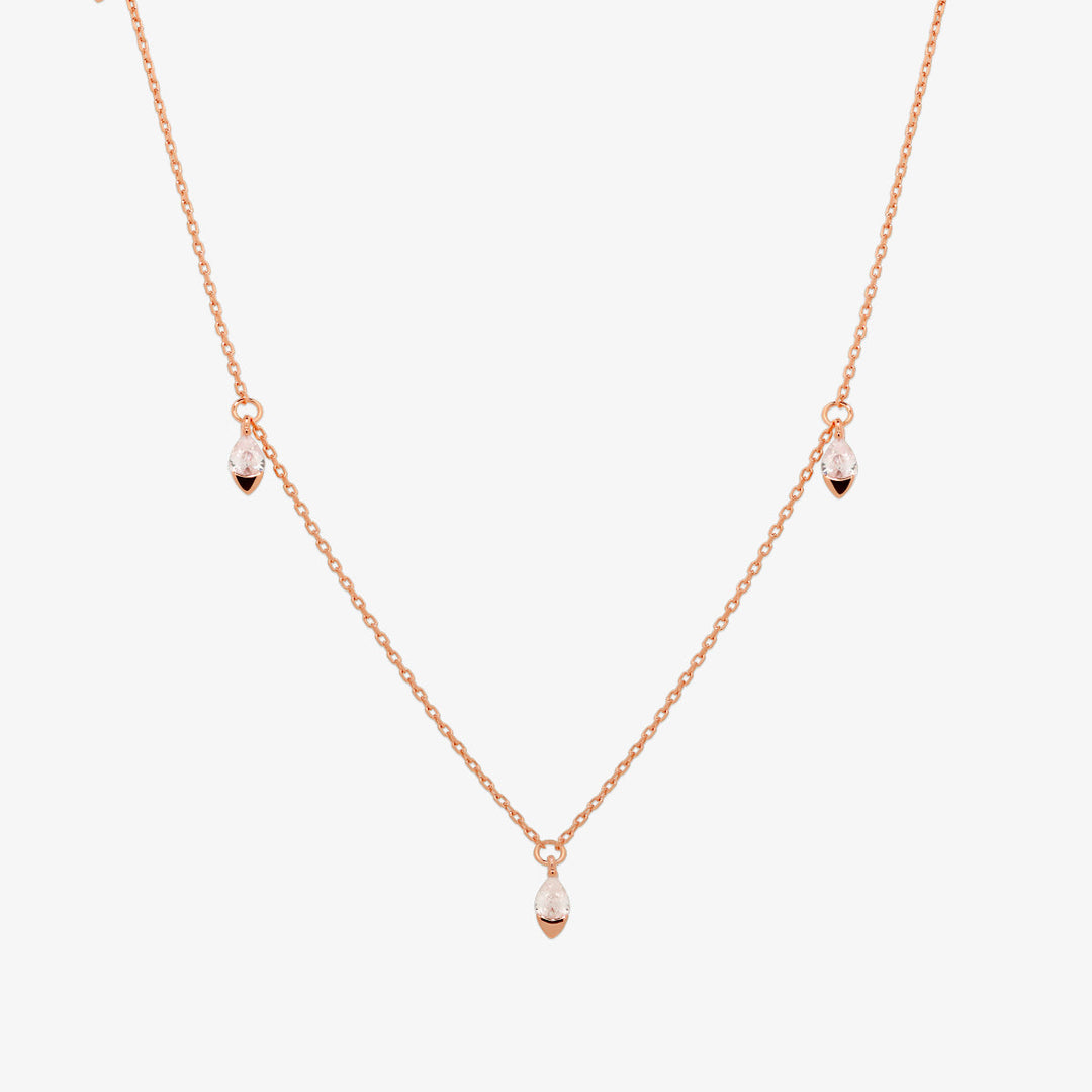 Dangle tear necklace-6