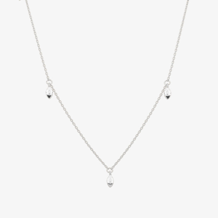 Dangle tear necklace-5