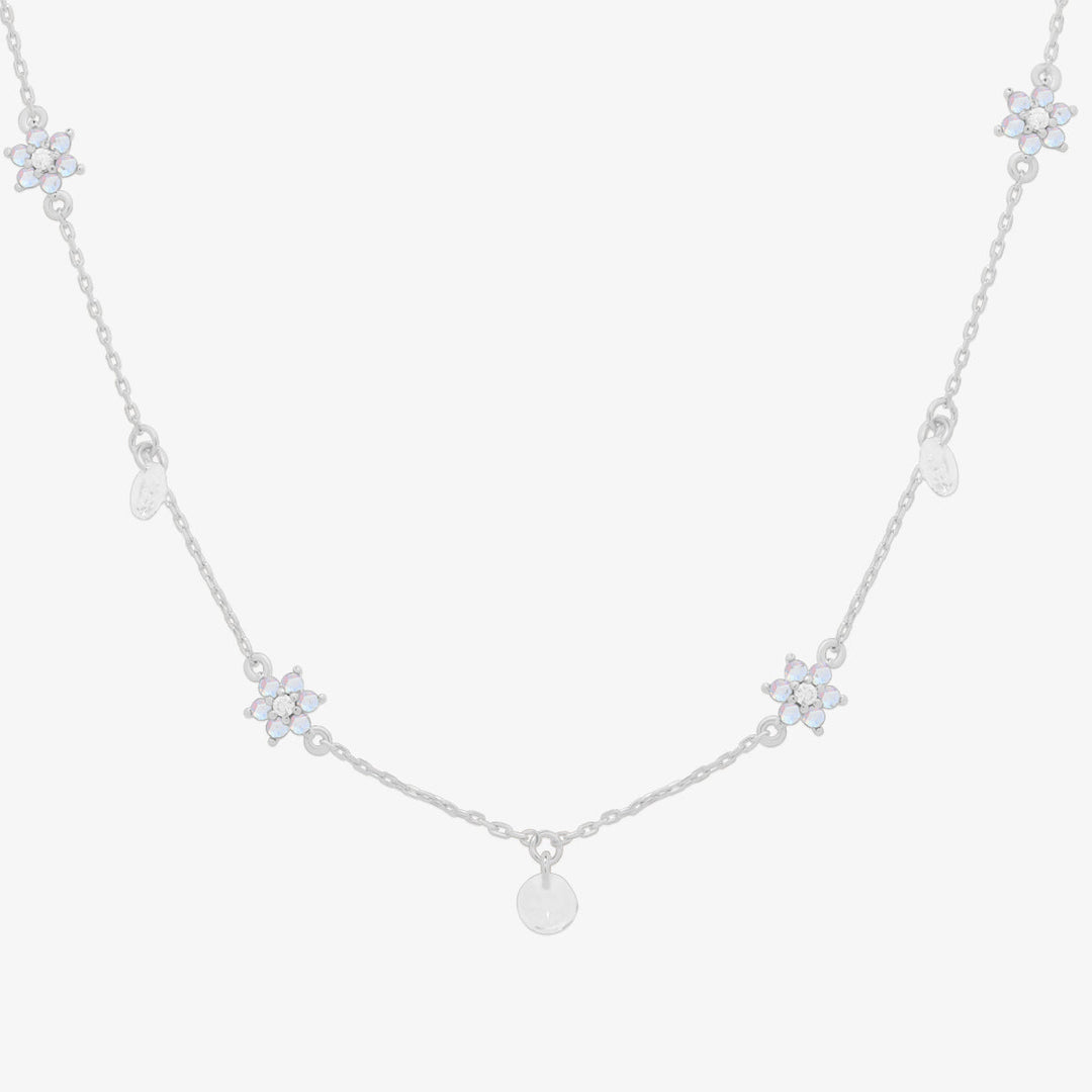 Daisy gemstone necklace-6
