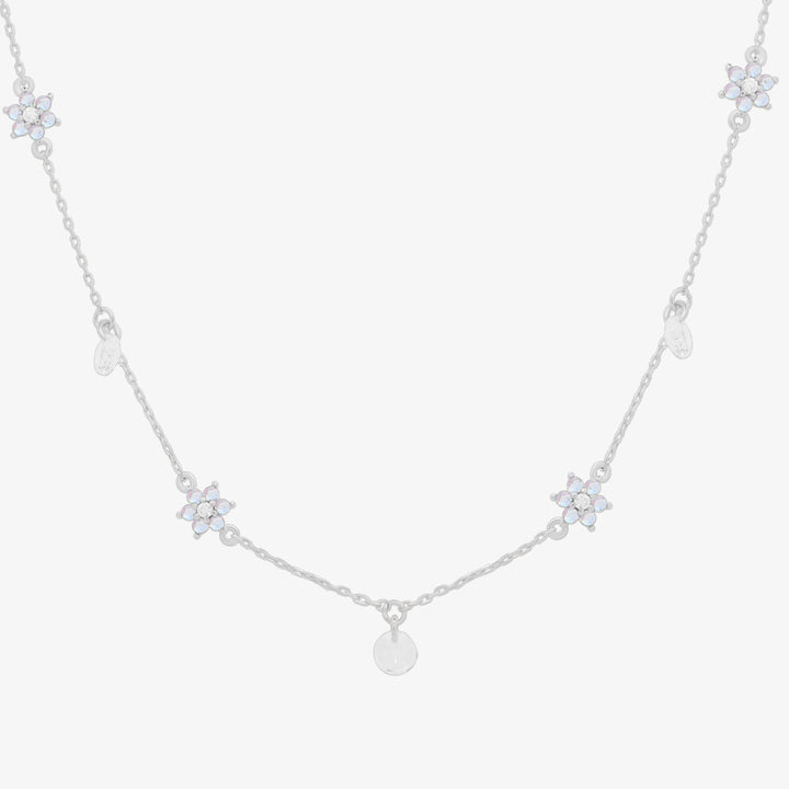 Daisy gemstone necklace-6