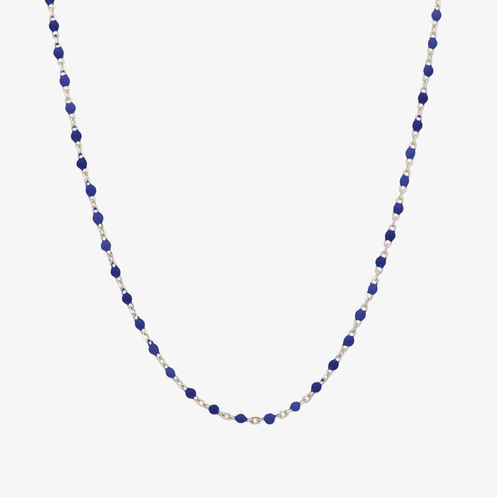 Silver gemstone necklace-3