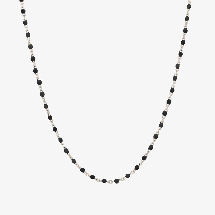 Silver gemstone necklace-2