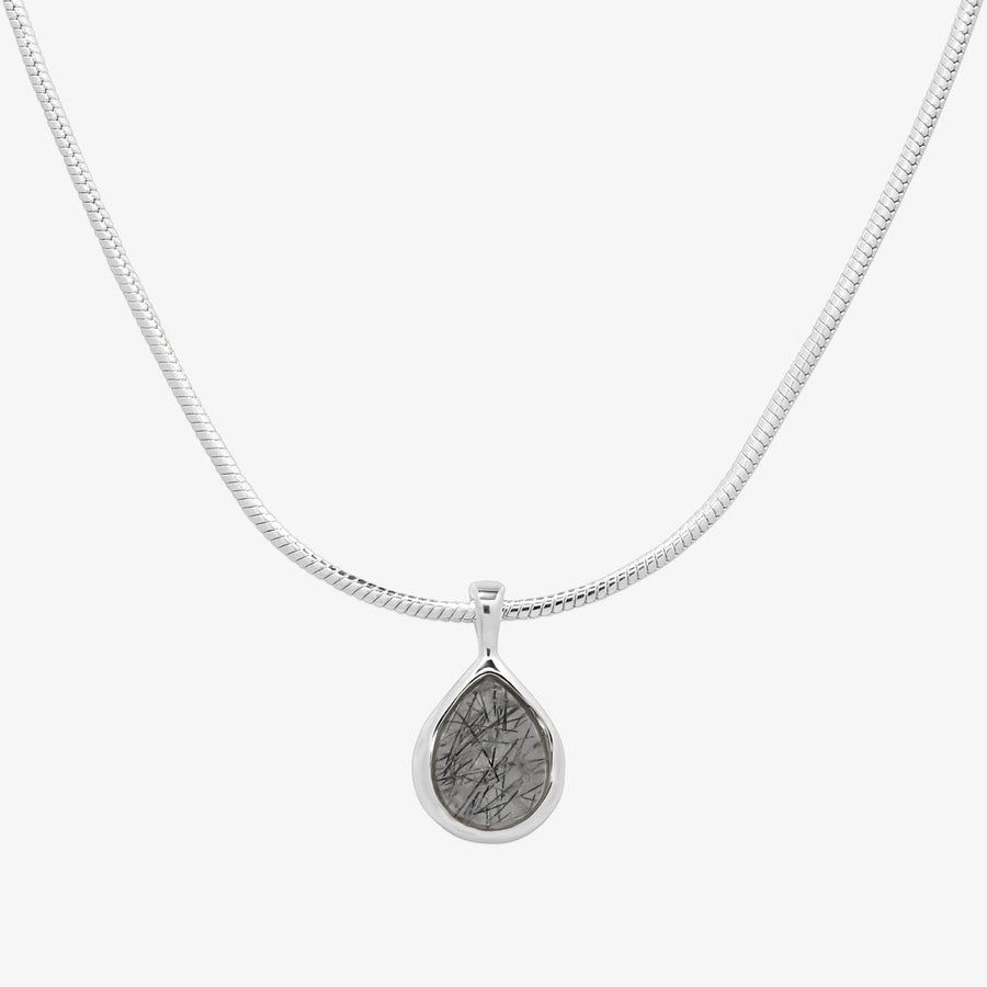 Snake reversible necklace