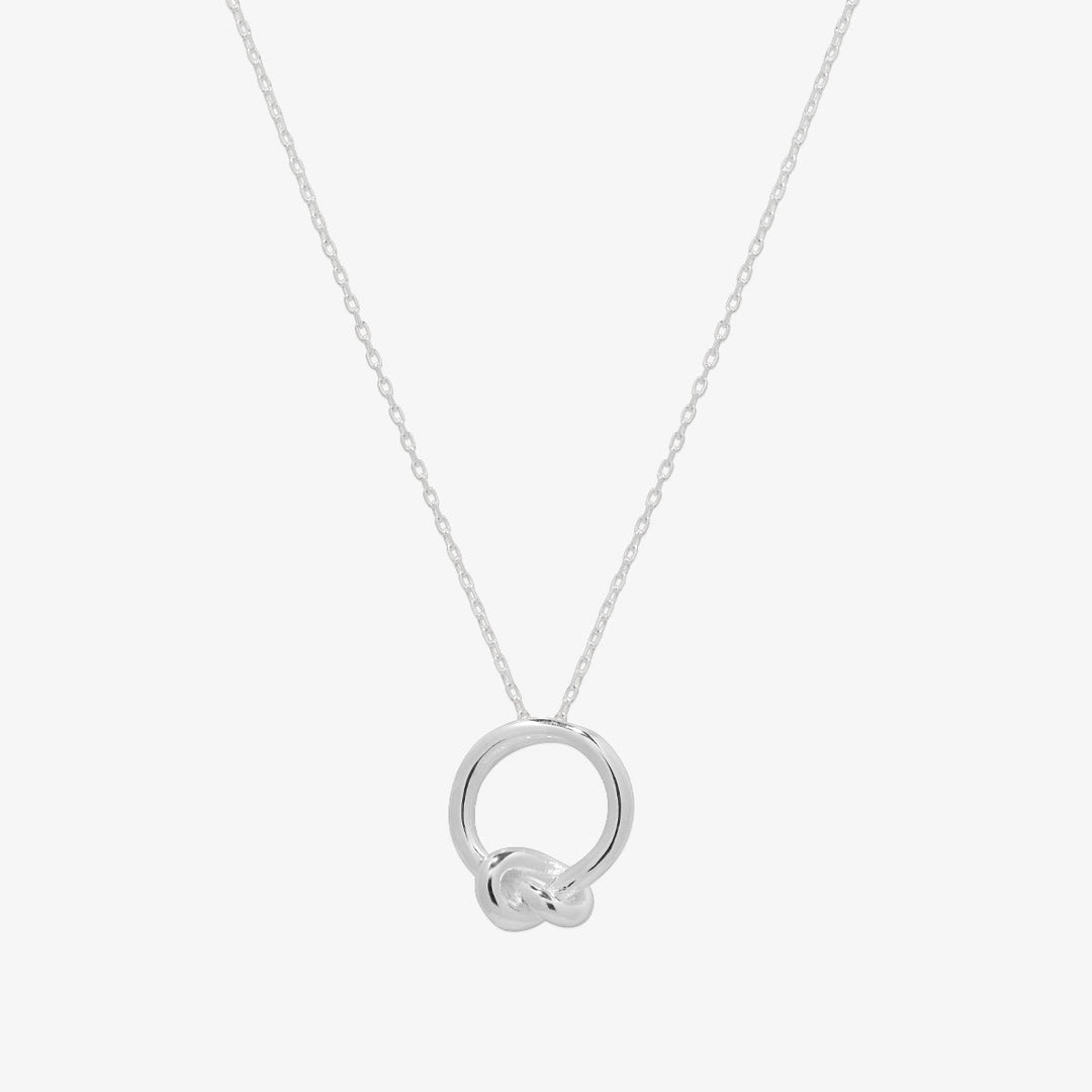 Knot pendant necklace-0