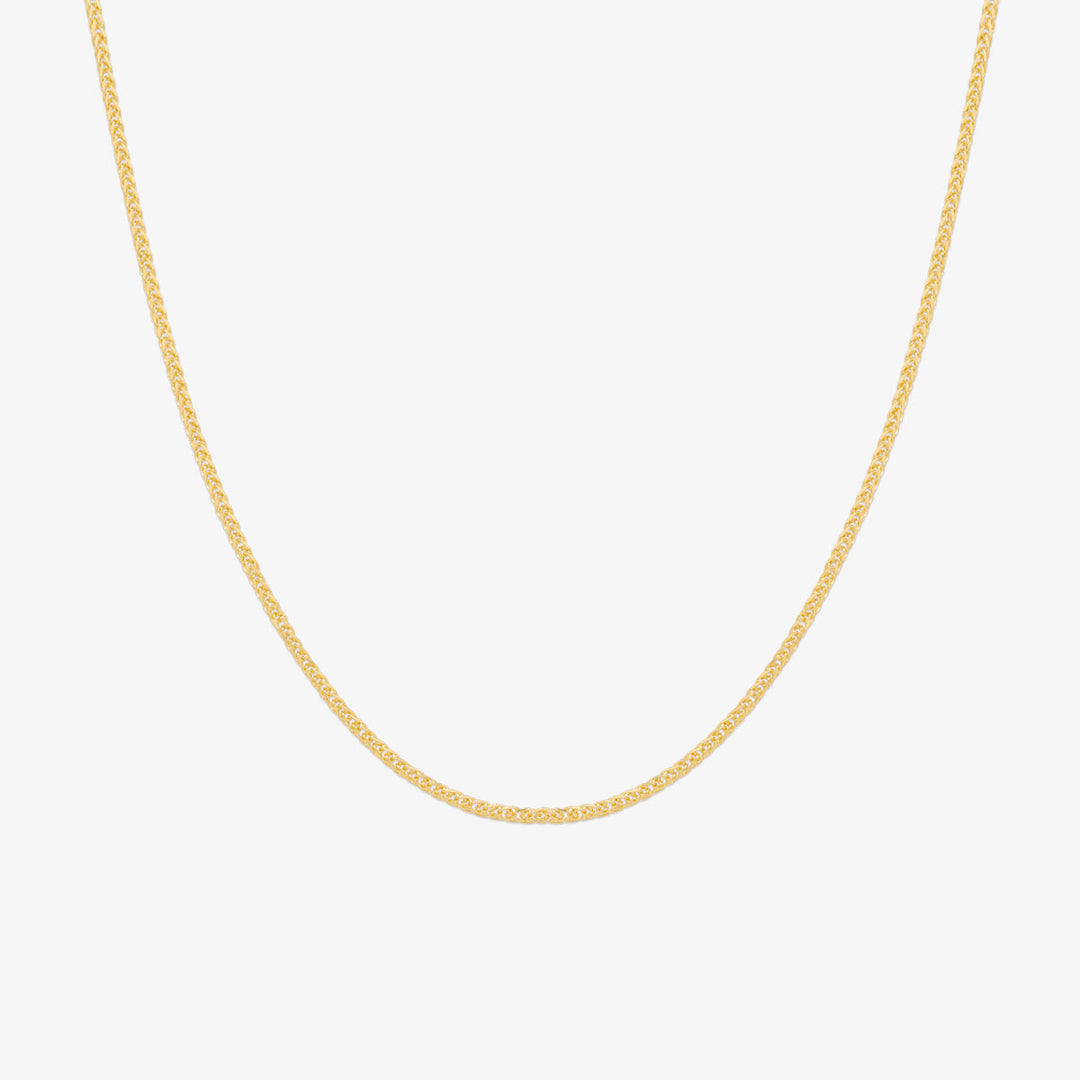 Plain chain necklace-0