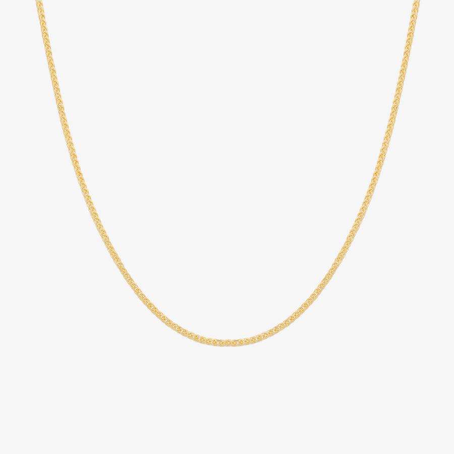 Plain chain necklace