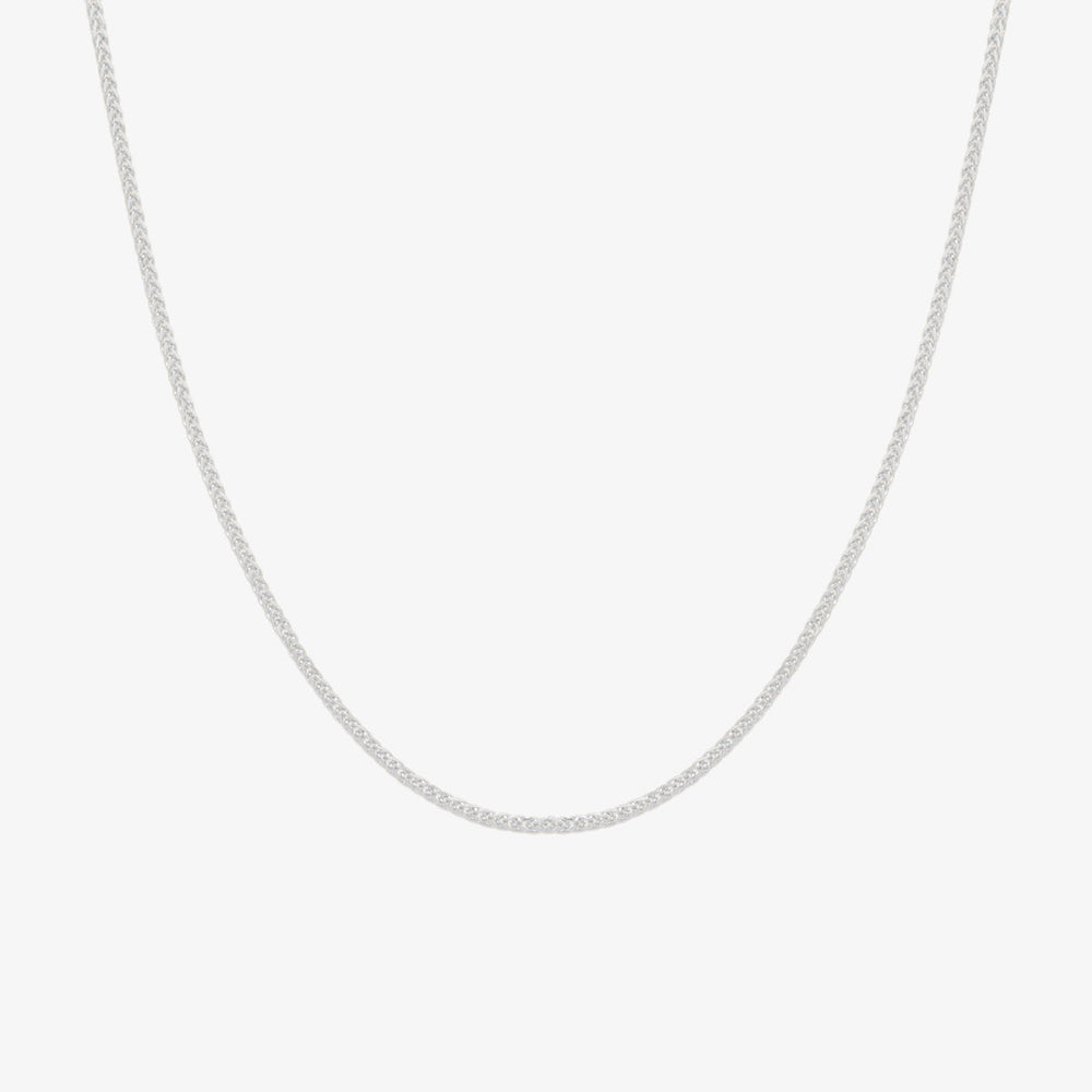 Plain chain necklace