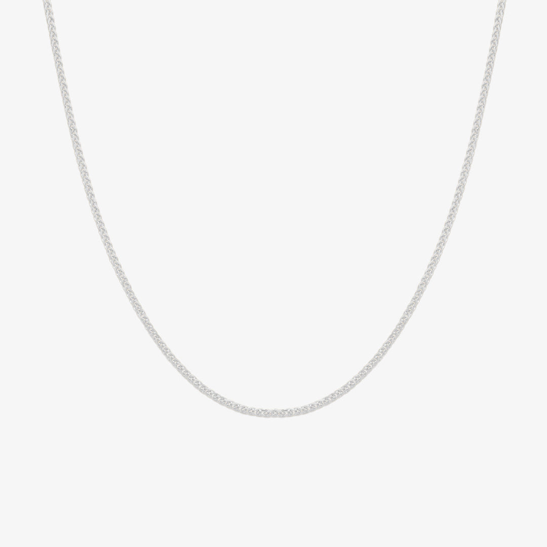 Plain chain necklace-1