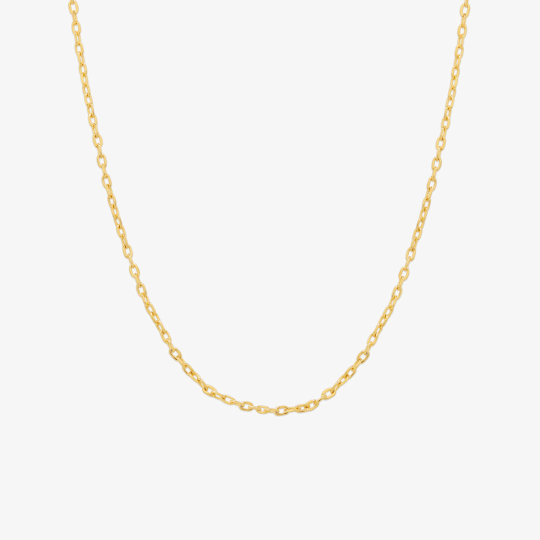Plain chain necklace-0
