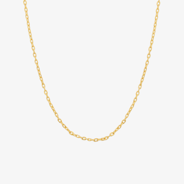 Plain chain necklace-0