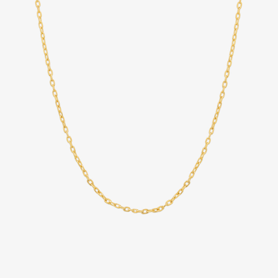 Plain chain necklace