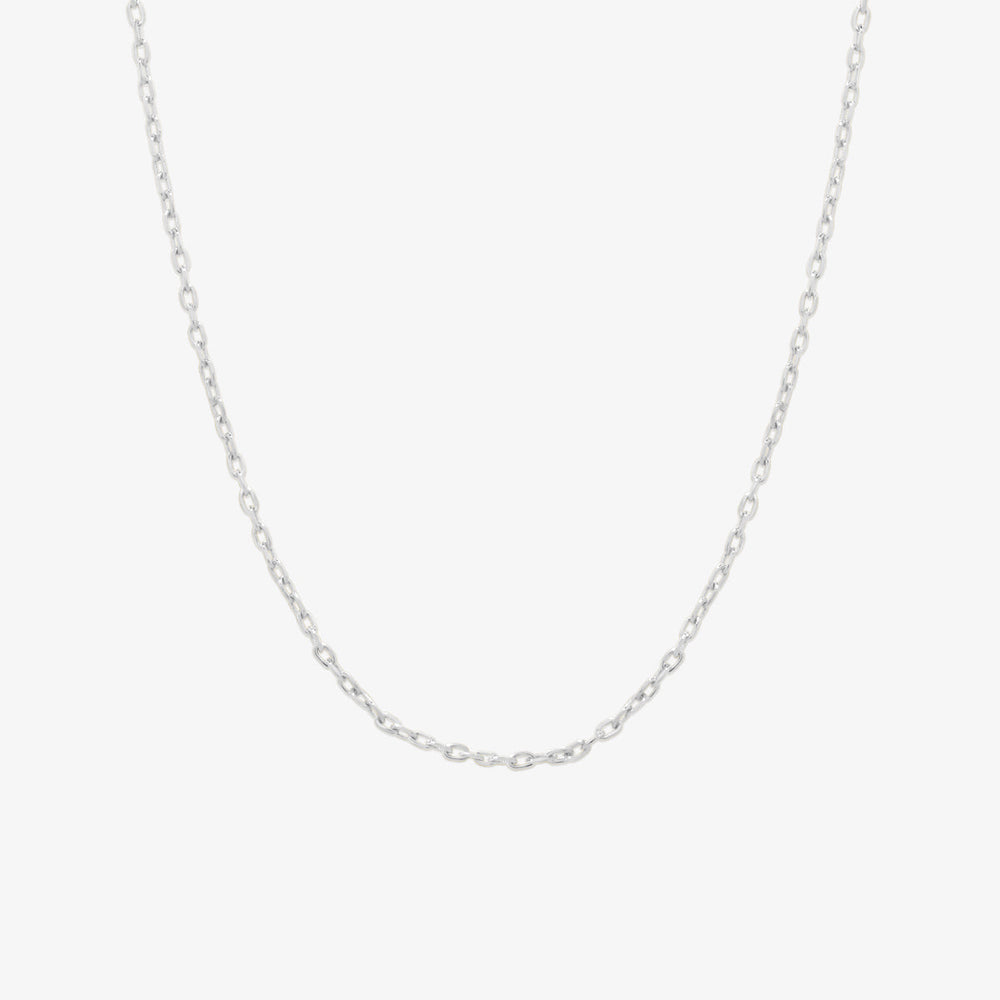 Plain chain necklace