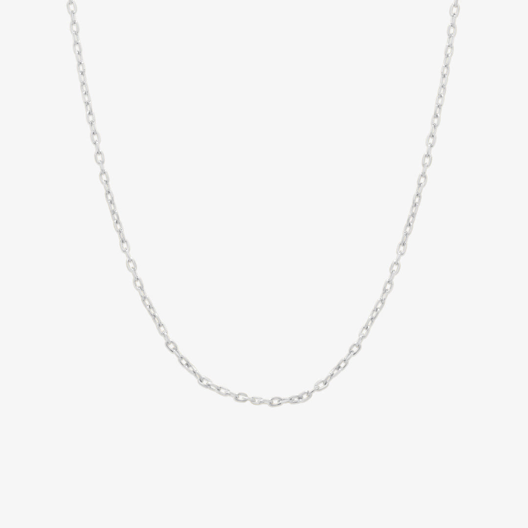 Plain chain necklace-1