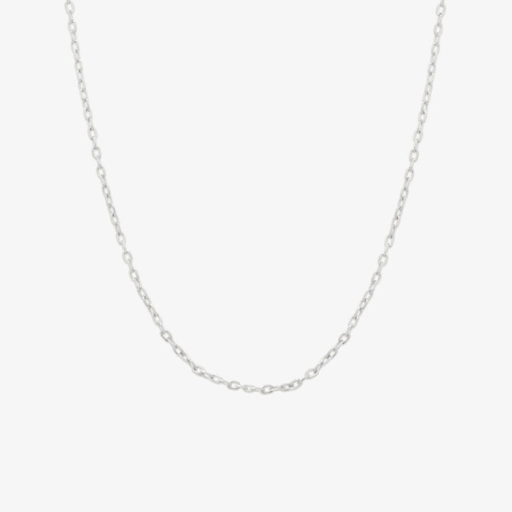 Plain chain necklace-1
