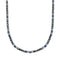 55cm Hematite Blue And Green Bead Adjustable Necklace N4651L