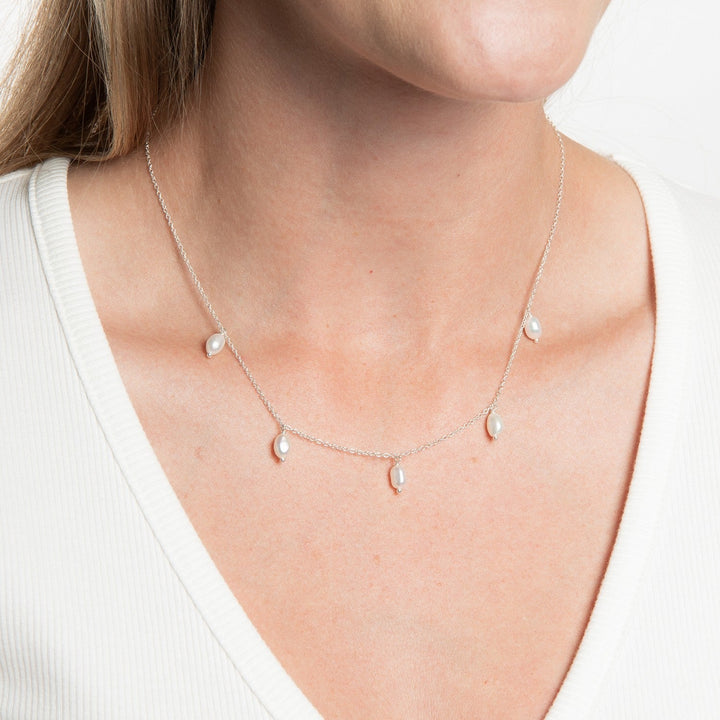 Beginnings Sterling Silver Freshwater Pearl Necklace N4773W