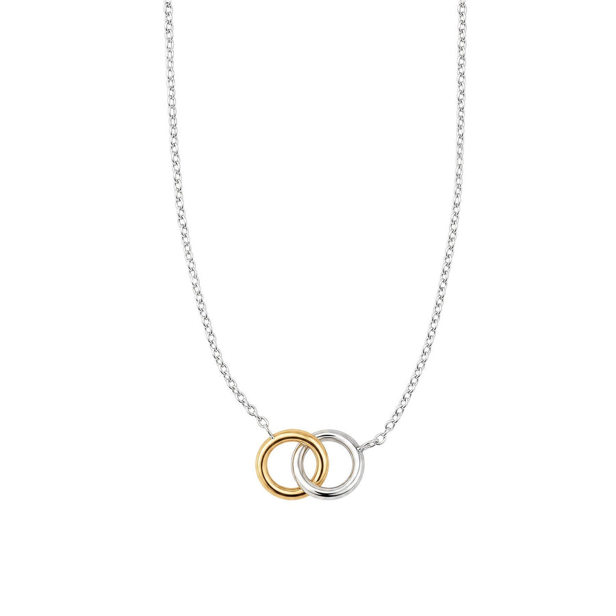 Beginnings Sterling Silver Gold Silver Necklace N4776