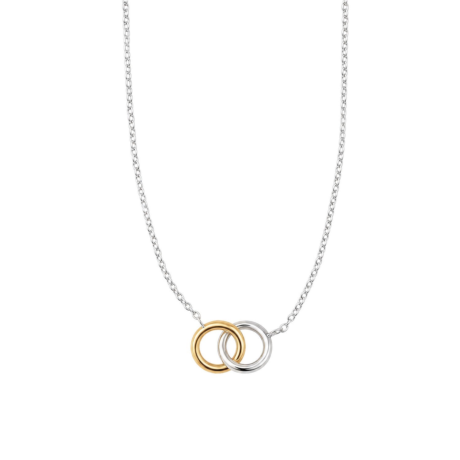 Beginnings Sterling Silver Gold Silver Necklace N4776